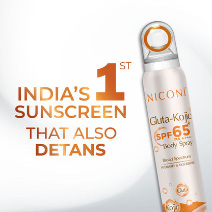 Niconi Gluta-Kojic SPF 65+ PA++++ Body Spray
