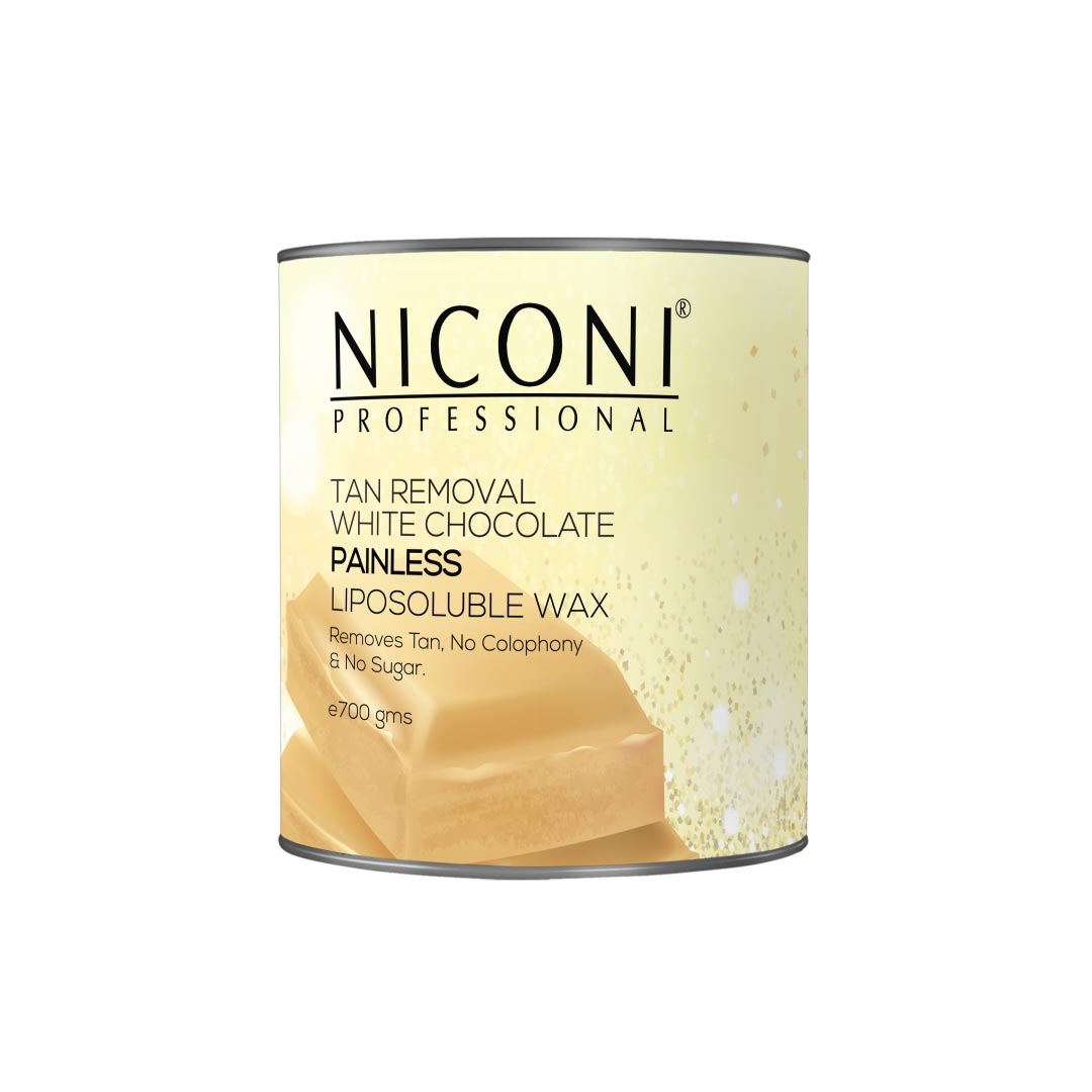 NICONI Painless Liposoluble Hair Removal Wax (White Chocolate)
