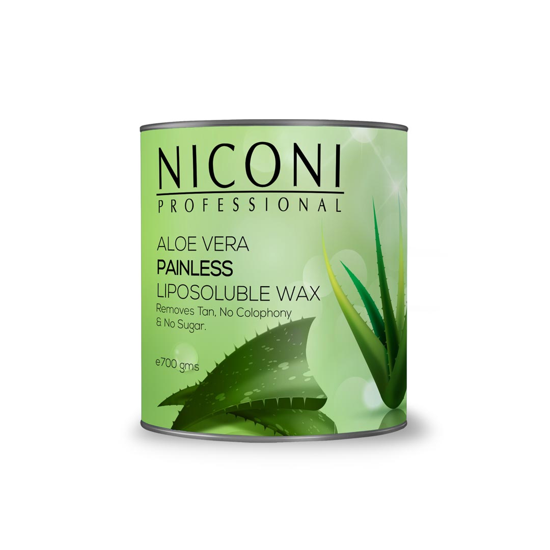 NICONI Painless Liposoluble Hair Removal Wax (Aloe Vera)