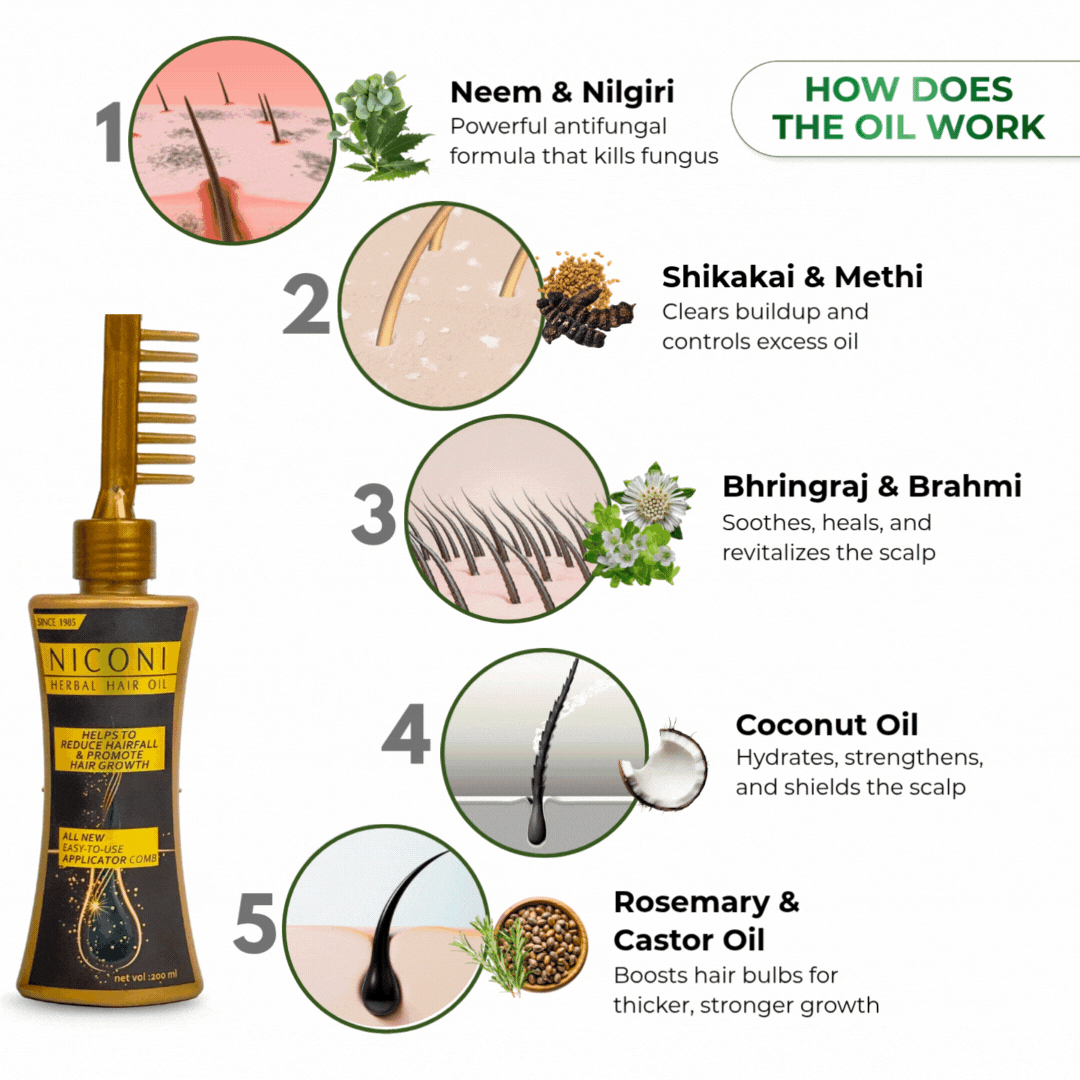 Niconi Herbal Hair Oil 200ml