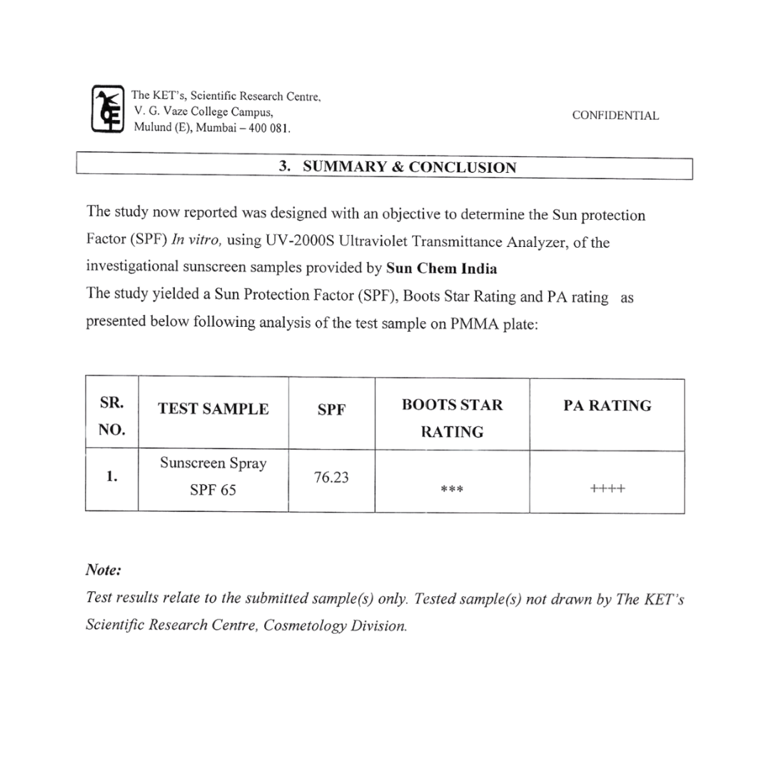 Niconi Gluta-Kojic SPF 65+ PA++++ Body Spray
